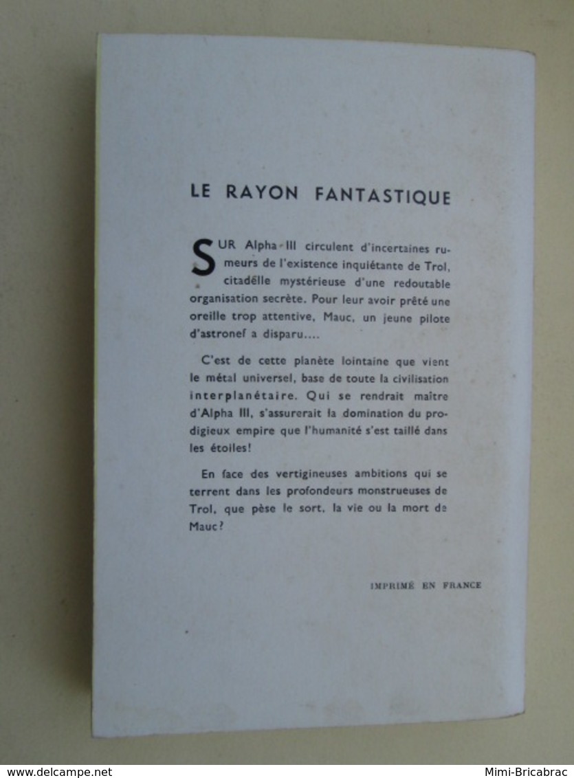 SF2012 : LE RAYON FANTASTIQUE : PIERRE BARBET / BABEL 3.805 - Le Rayon Fantastique