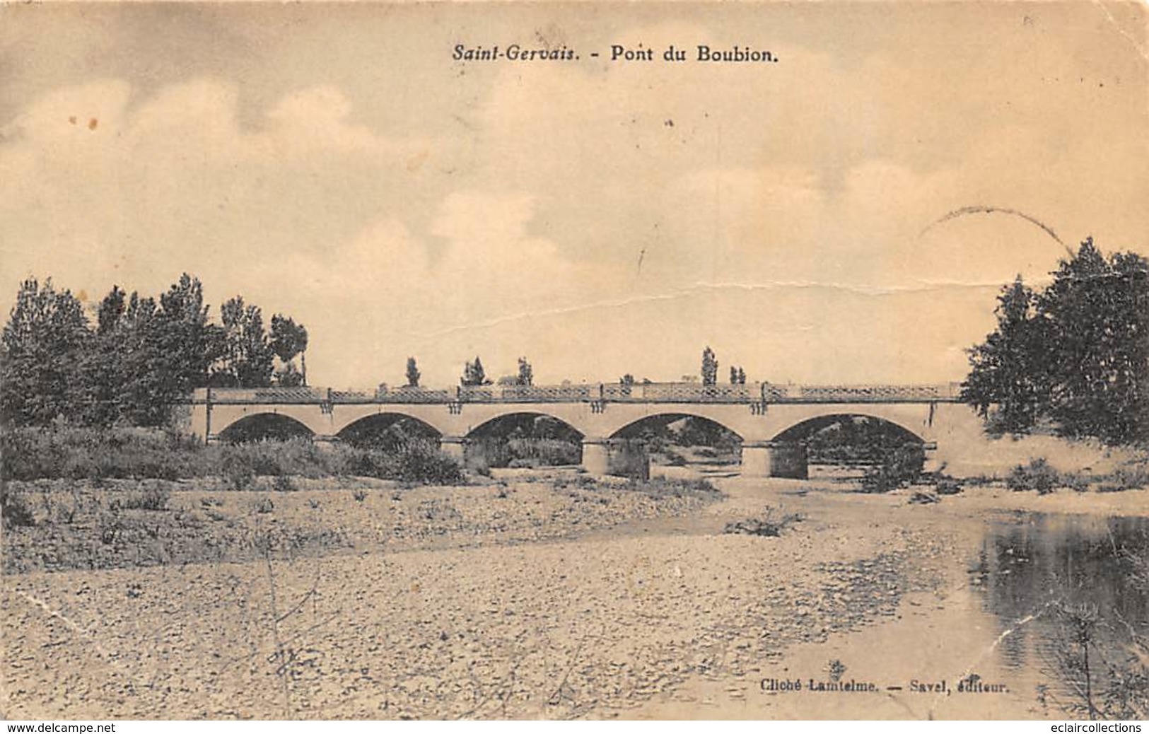 Saint  Gervais   26        Pont Du Boubion       (Voir Scan) - Sonstige & Ohne Zuordnung