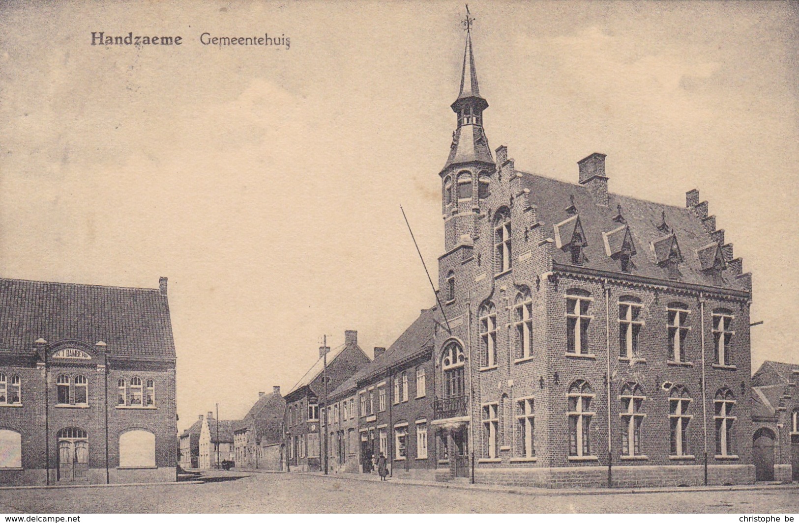 Handzame, Handzaeme, Gemeentehuis (pk60403) - Kortemark