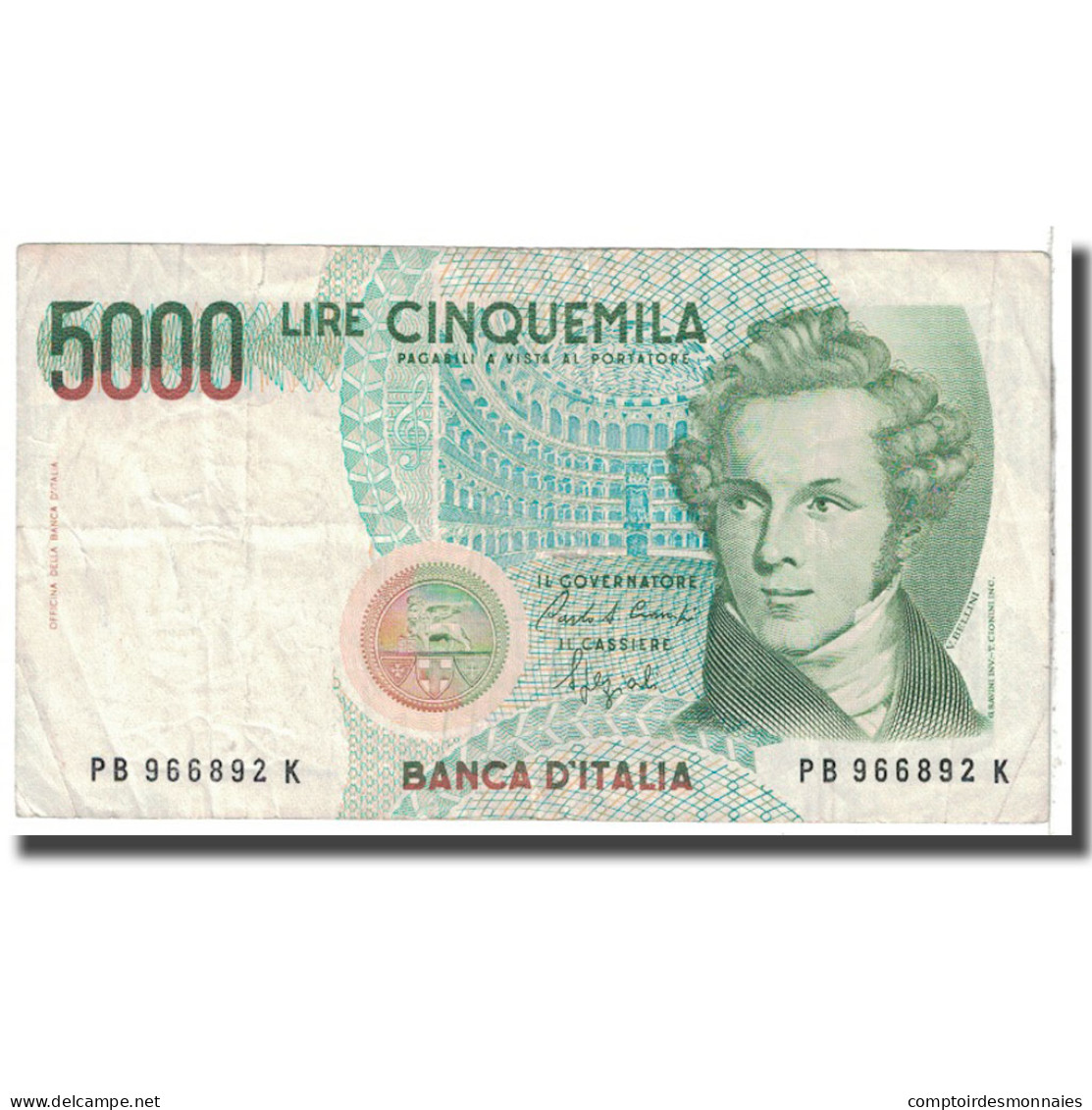 Billet, Italie, 5000 Lire, 1985, 1985-01-04, KM:111b, TB - 5000 Lire