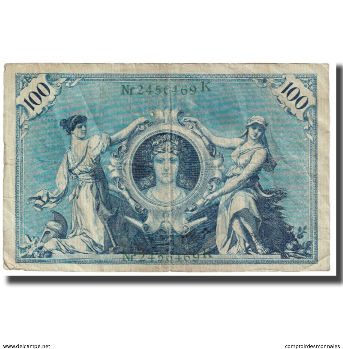 Billet, Allemagne, 100 Mark, 1908, 1908-02-07, KM:34, TTB - 100 Mark