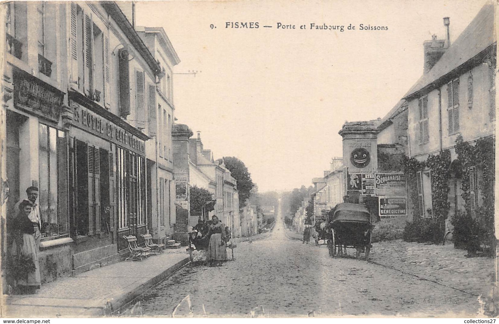 51-FISMES- PORTE ET FAUBOURG DE SOISSONS - Fismes