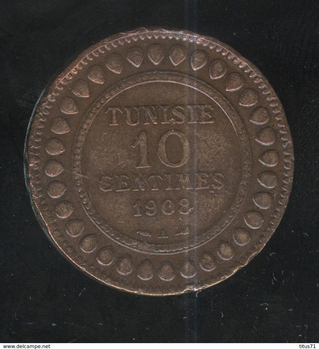 10 Centimes Tunisie 1908 - Tunisie