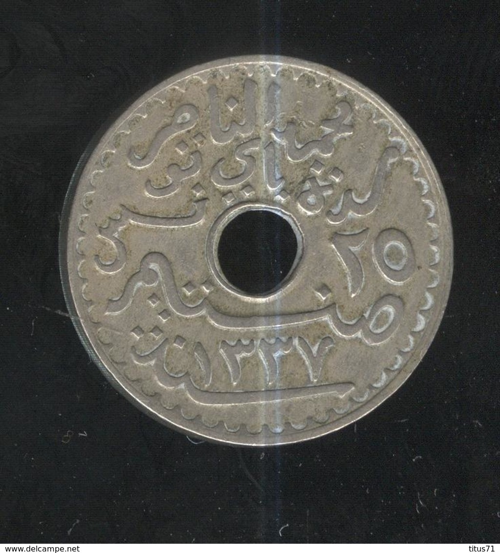 25 Centimes Tunisie 1919 - Tunesien