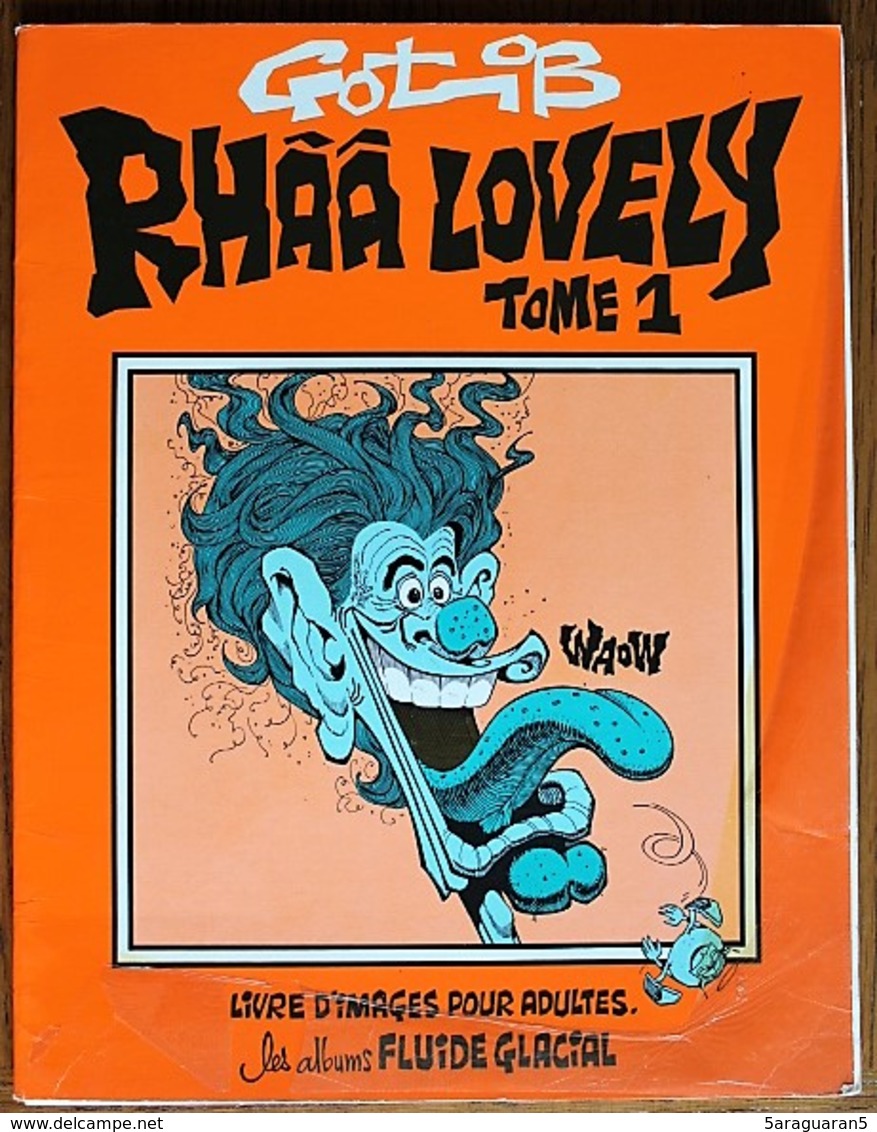 BD RHAA LOVELY - Tome 1 - Rééd. 1979 Fluide Glacial - Gotlib