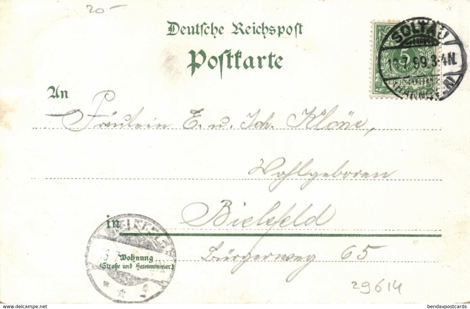 SOLTAU, Mehrbildkarte, Poststrasse, An Der Wilhelmstrasse, Restaurant Zum Neuen Hause (1899) Litho-AK - Soltau