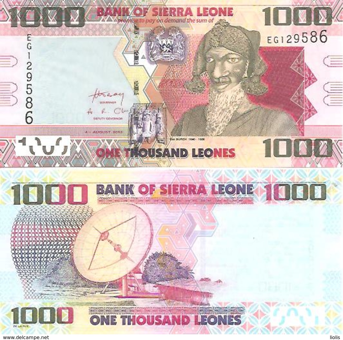 Siera Leone P-30 1000 Leones 2 010  UNC - Sierra Leone