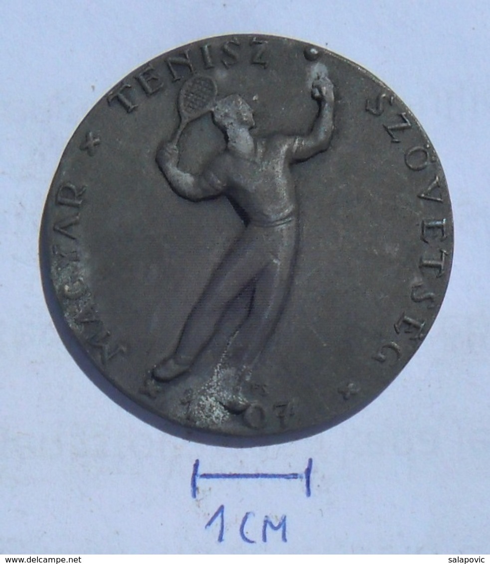 MEDAL Tennis 1950 MAGYAR TENISZ SZÖVETSÉG  KUT - Otros & Sin Clasificación