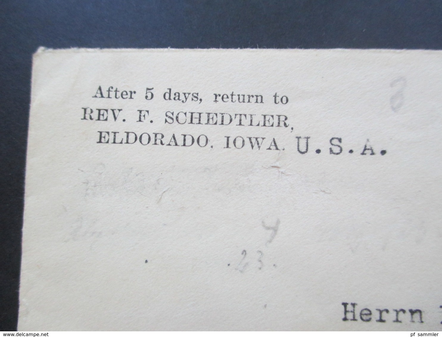 USA 1923 Nr. 189 Y DI Aus Markenheftchen! GA Umschlag Mit 2 Zusatzfrankaturen Nach Ratzeburg Herzogtum Lauenburg - Covers & Documents