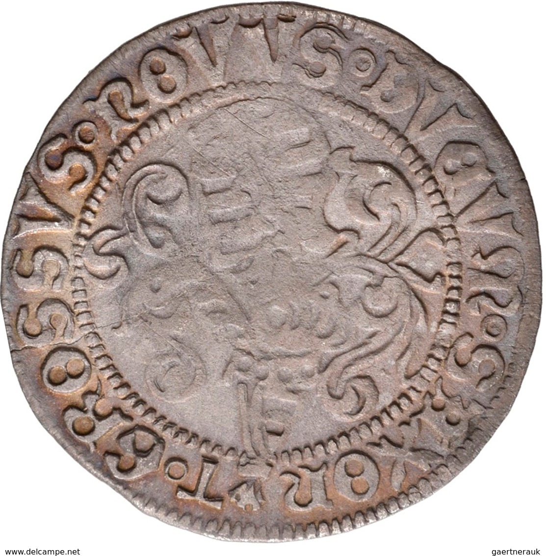 Altdeutschland und RDR bis 1800: Sachsen-Lot 7 Silbermünzen; dabei Groschen o. J. (3x), Dreier 1551,