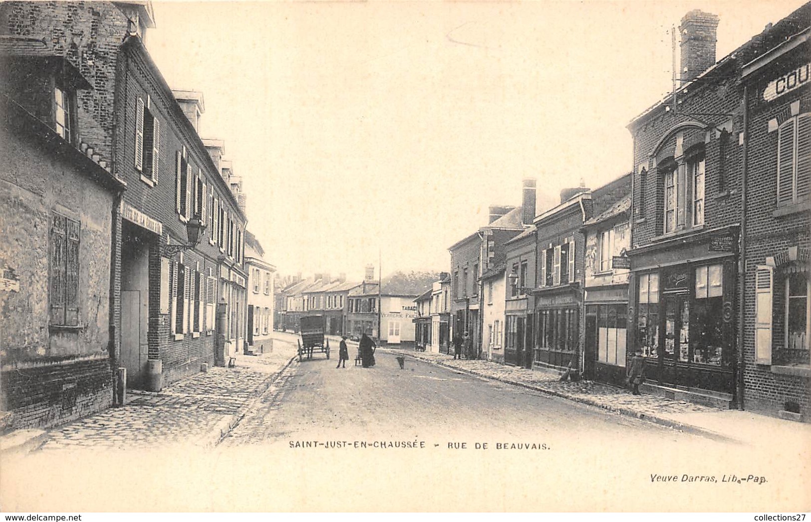 60-SAINT-JUST-EN-CHAUSSEE- RUE DE BEAUVAIS - Saint Just En Chaussee