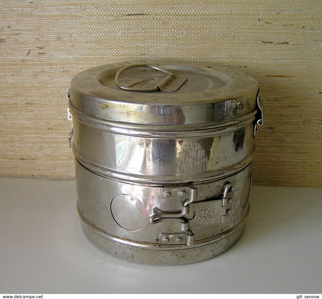 Vintage Soviet USSR Stainless Steel Medical Sterilizer 1955 - Andere Geräte