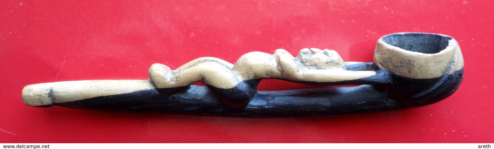 PIPE En Bois  Sculpté  - Femme - Other & Unclassified