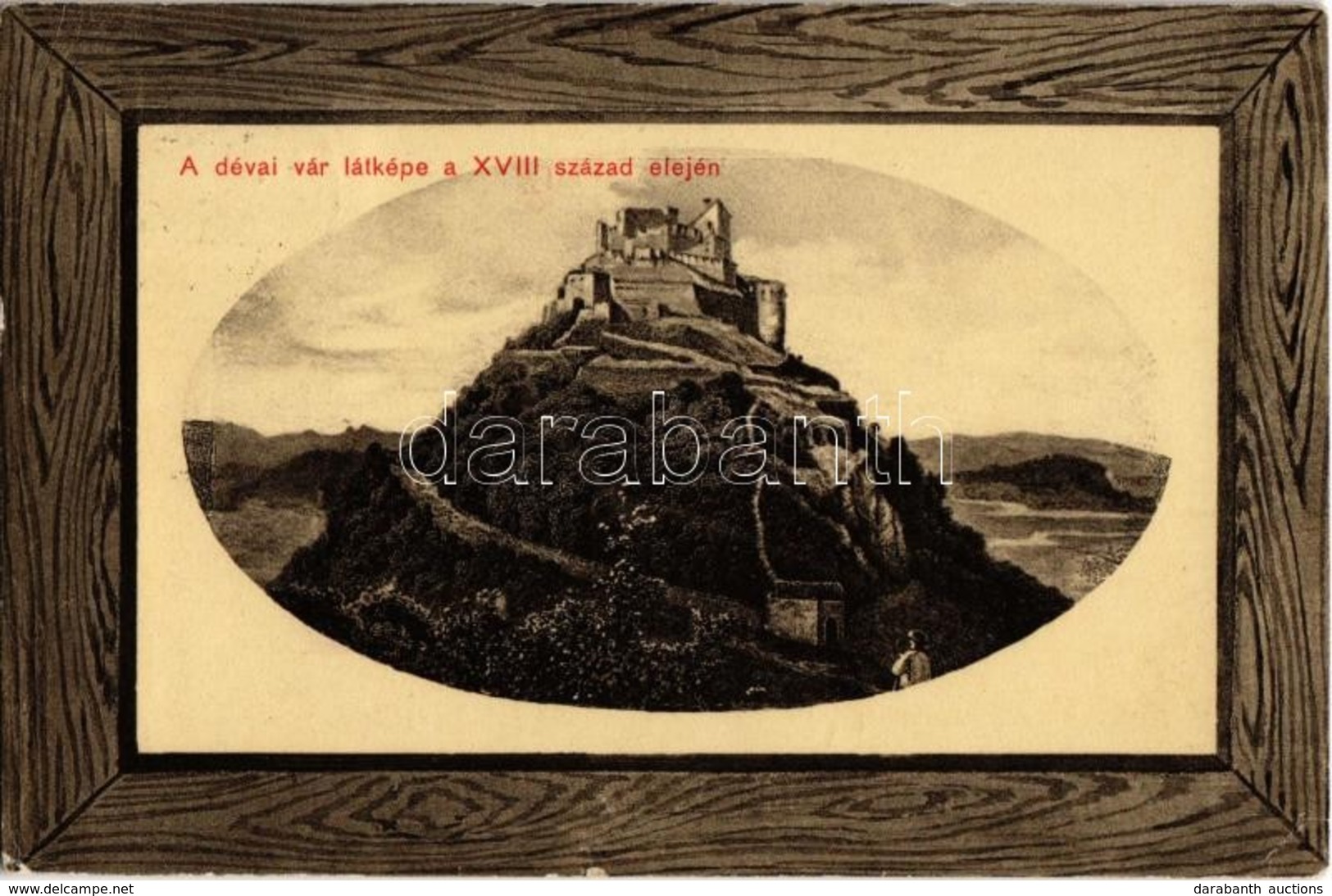 T2/T3 1910 Déva, Vár A XVIII. Század Elején / Castle In The Beginning Of The 18th Century (EK) - Non Classés