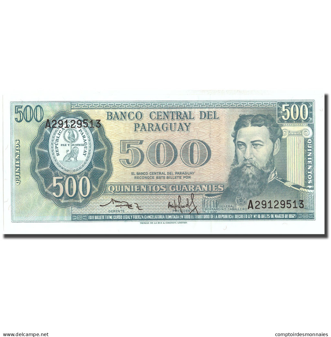 Billet, Paraguay, 500 Guaranies, KM:200b, NEUF - Paraguay