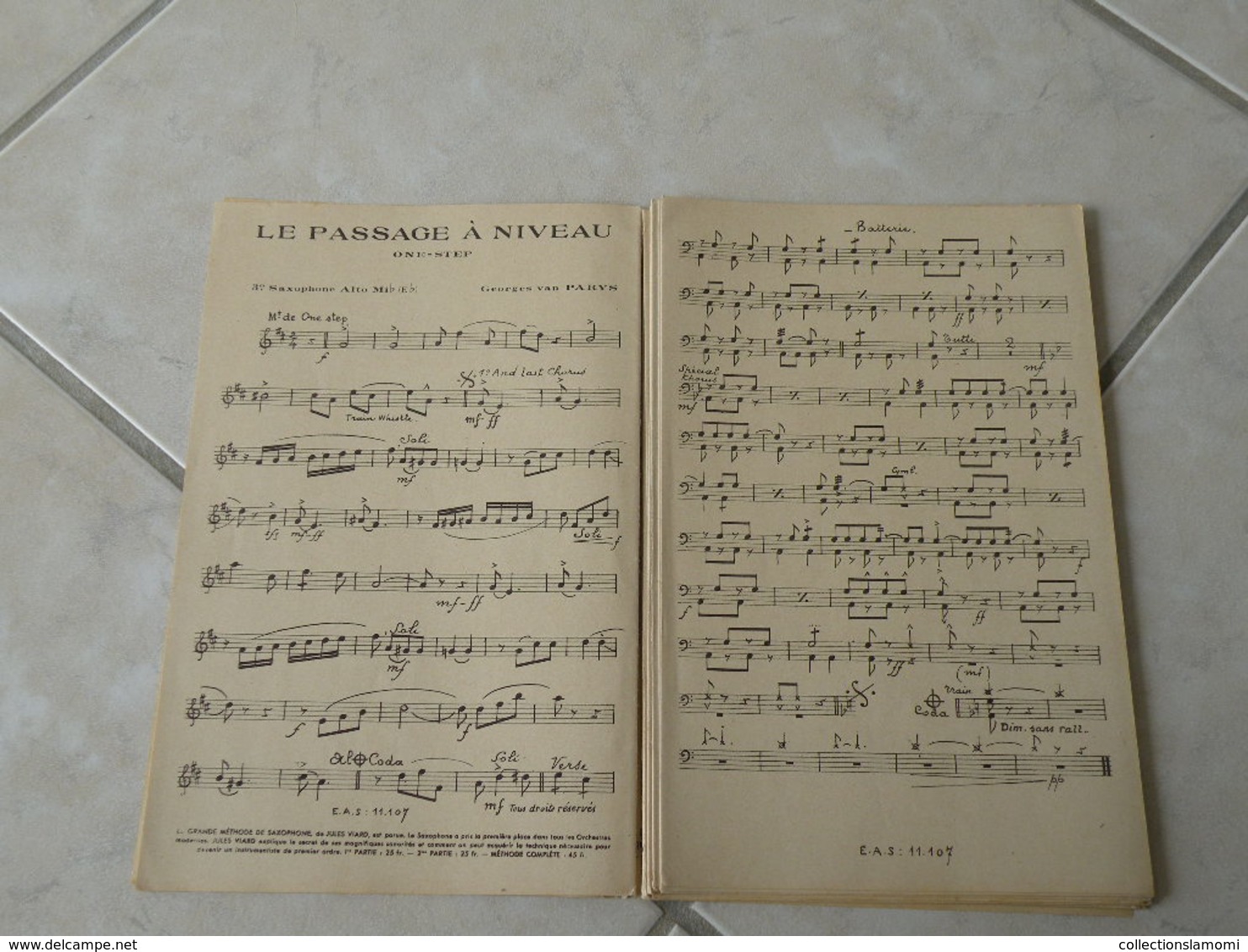 Le Passage à Niveau Du Fim Prends La Route(Paroles J. Boyer)(Musique G. Van Parys)Partition Pour Orchestre 1937 - Filmmusik