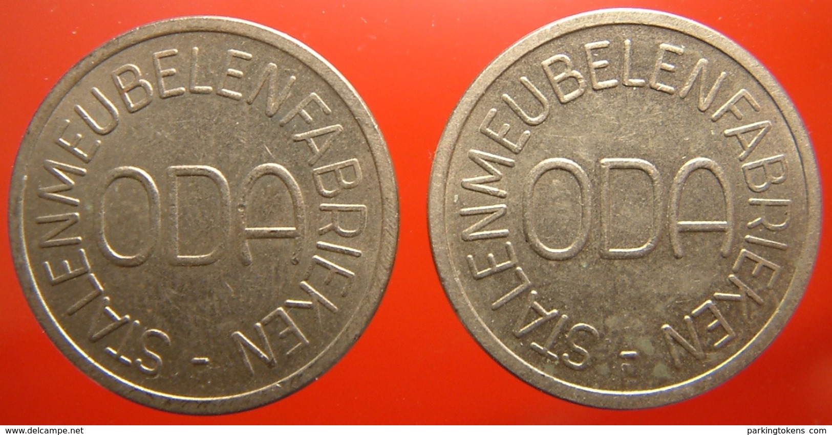 KB334-1 - STAALMEUBELFABRIEKEN ODA - Sint Oedenrode - WM 22.5mm - Koffie Machine Penning - Coffee Machine Token - Firma's