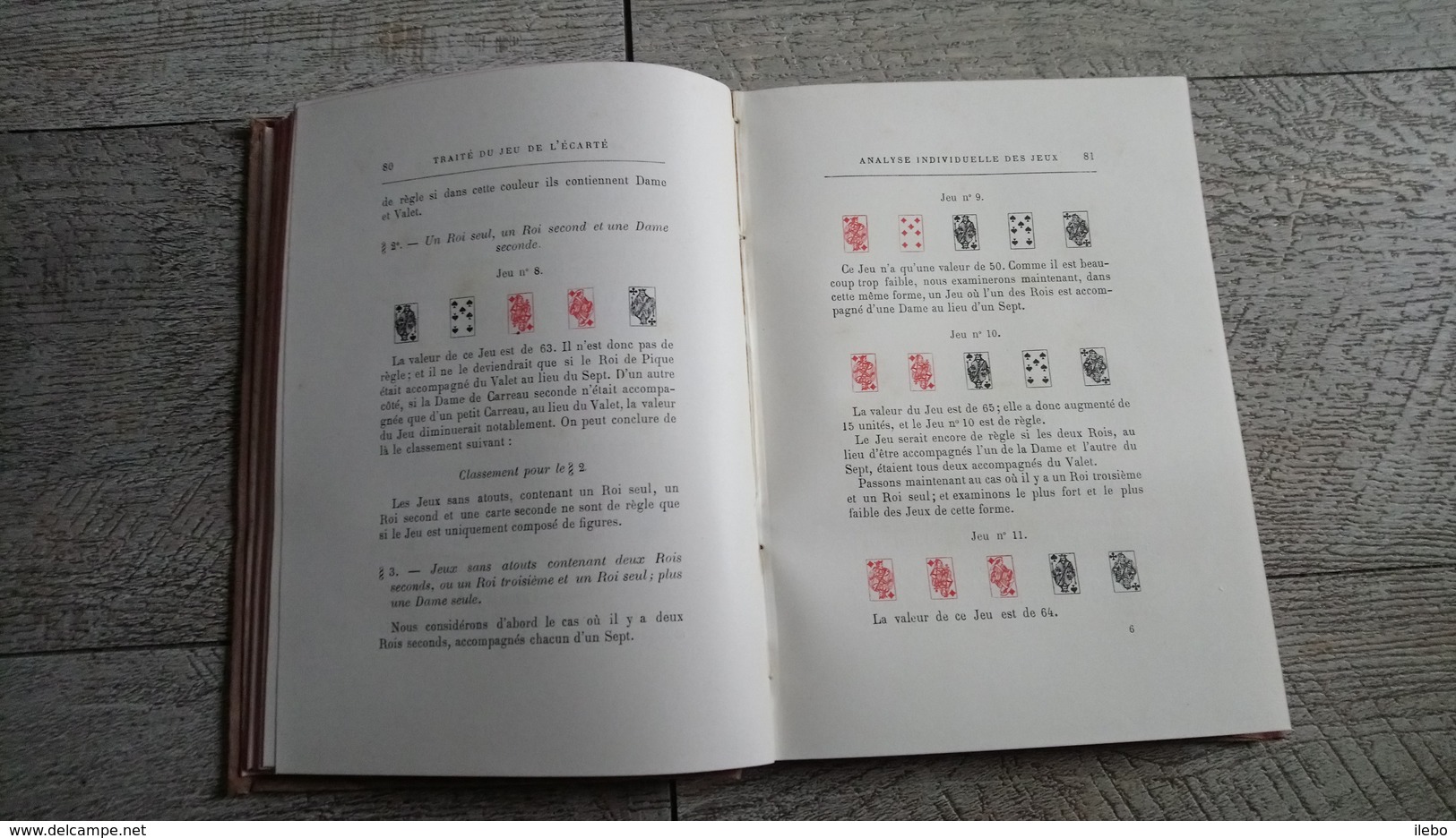 Traité Mathématique De L'écarté De émile Dormoy 1887 Préface De Francisque Sarcey Jeu De Cartes - Gesellschaftsspiele