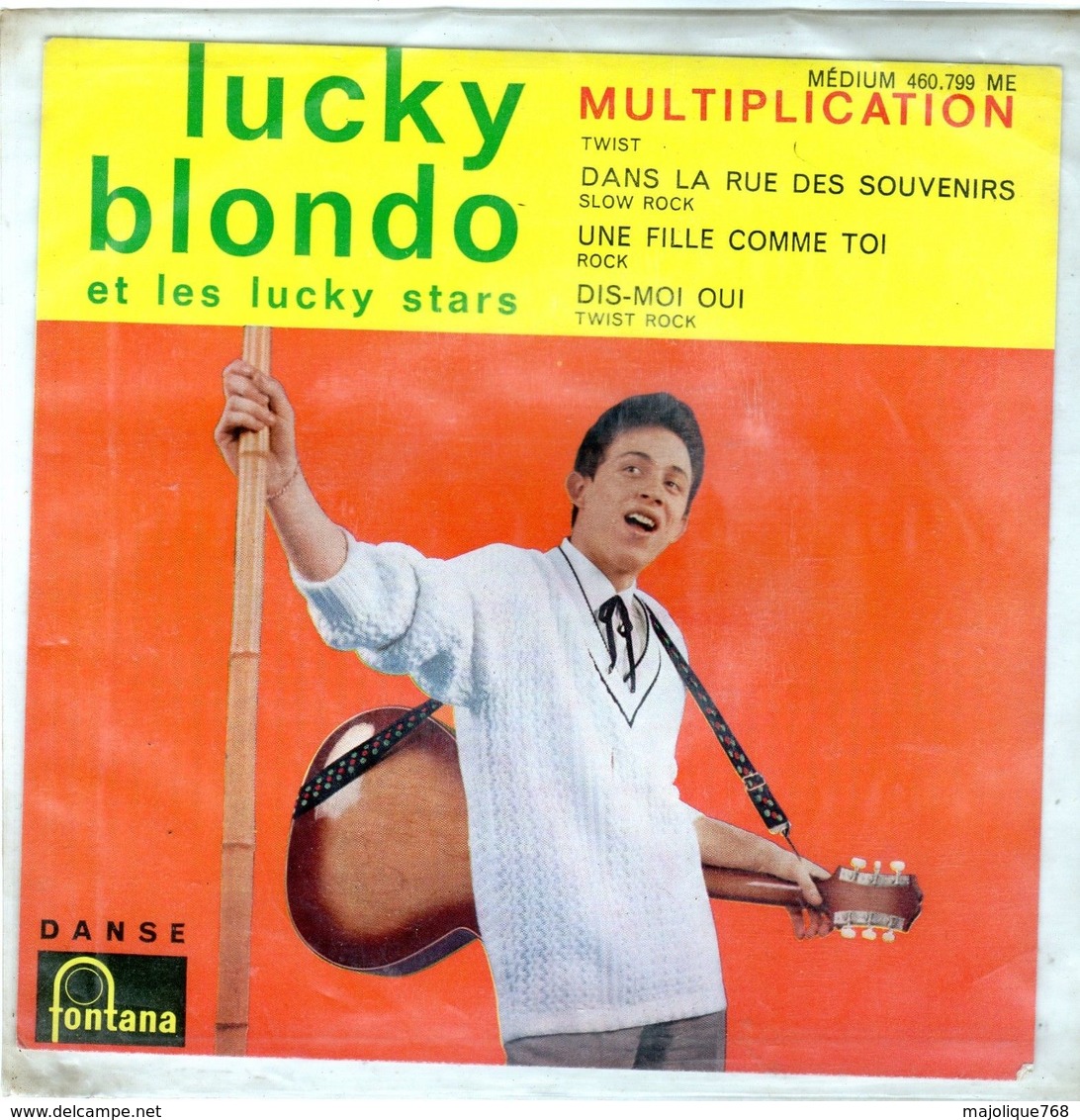 Pochette Sans Disque Sous Plastique - Lucky Blondo - Fontana 460.799 - 1962 - Accessories & Sleeves