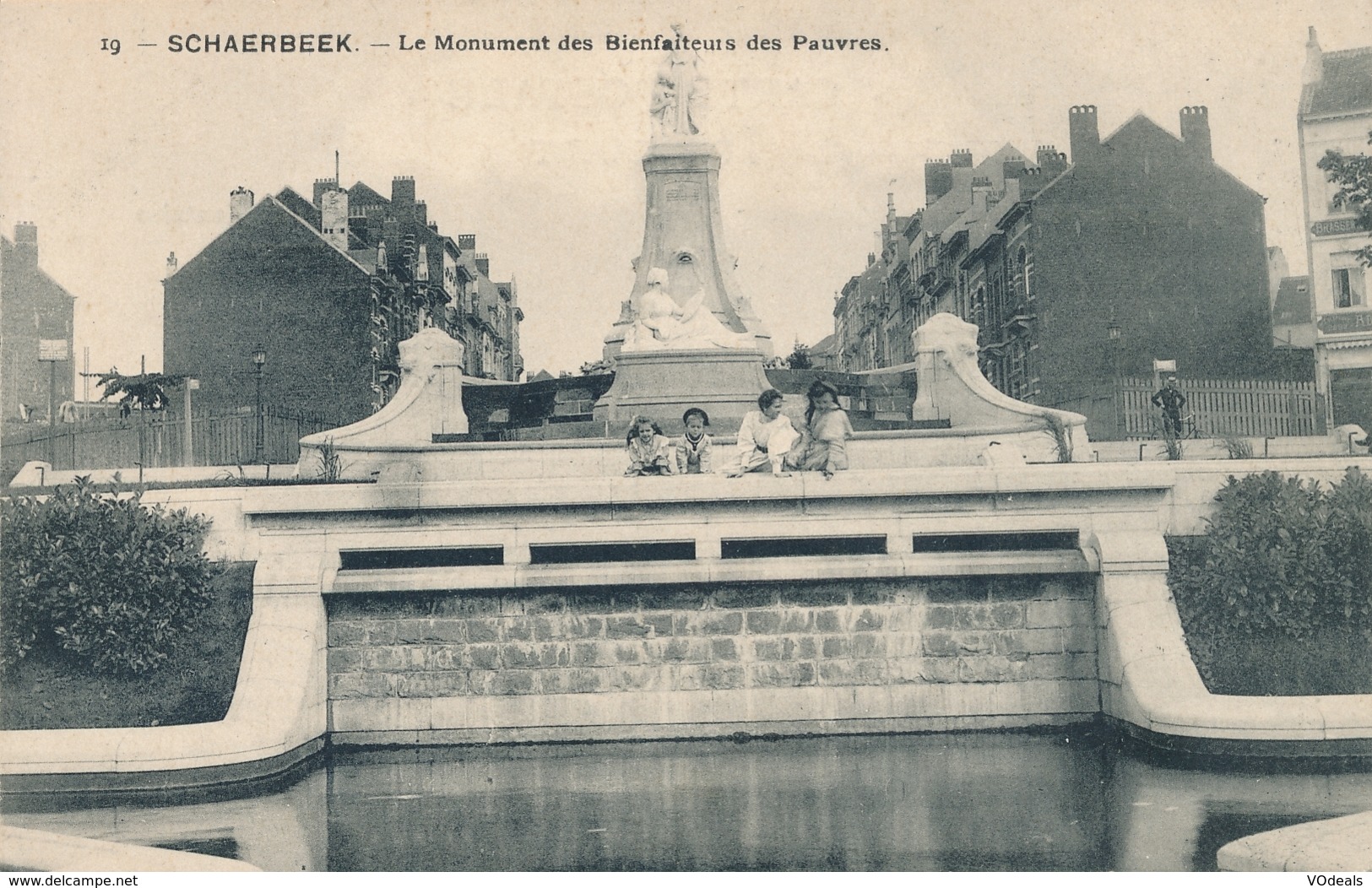 CPA - Belgique - Brussels - Bruxelles - Schaerbeek - Le Monument Des Bienfaiteurs Des Pauvres - Schaarbeek - Schaerbeek