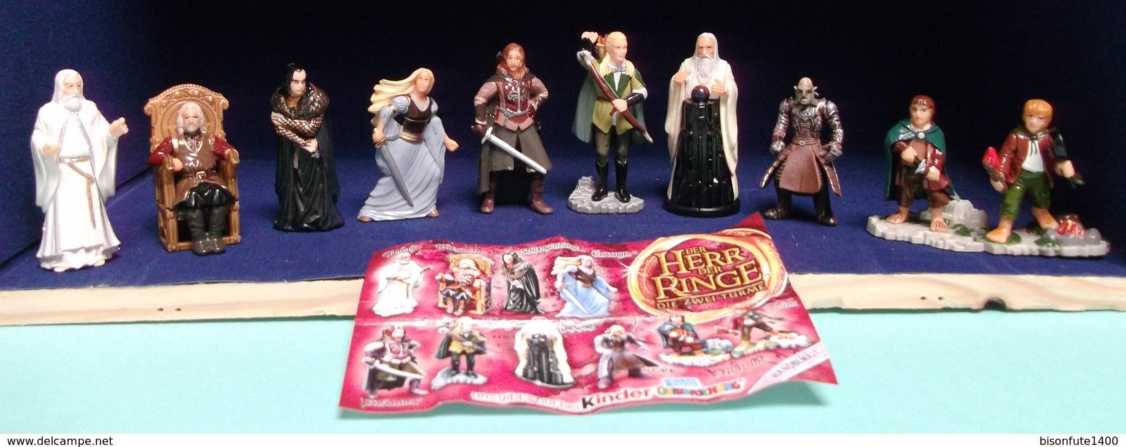 Kinder 2003 : Série Complète Seigneur Des Anneaux ( 3ème Série ) Comportant 10 Figurines. ( SUPERBE ! ) - Lots