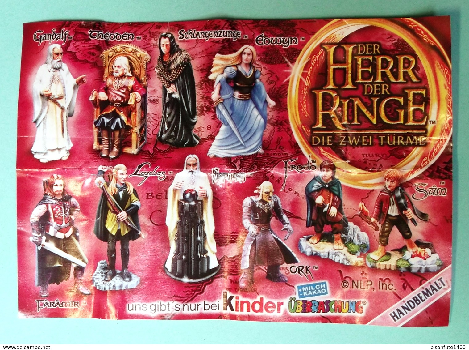 Kinder 2003 : Série Complète Seigneur Des Anneaux ( 3ème Série ) Comportant 10 Figurines. ( SUPERBE ! ) - Lots