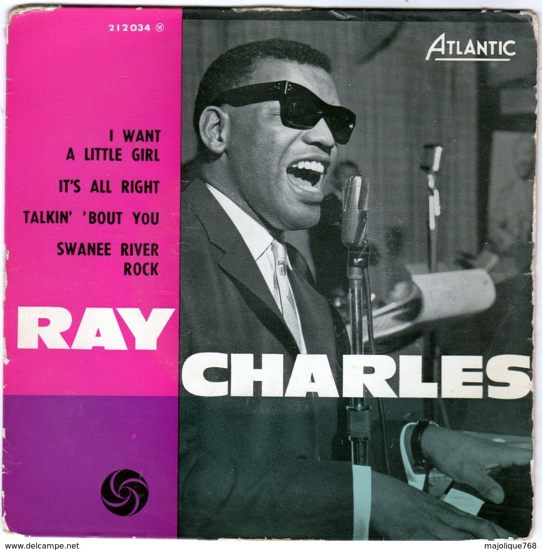 Pochette Sans Disque - Ray Charles - I Want A Little Girl - Atlantic 212034 - 1961 - Accessories & Sleeves