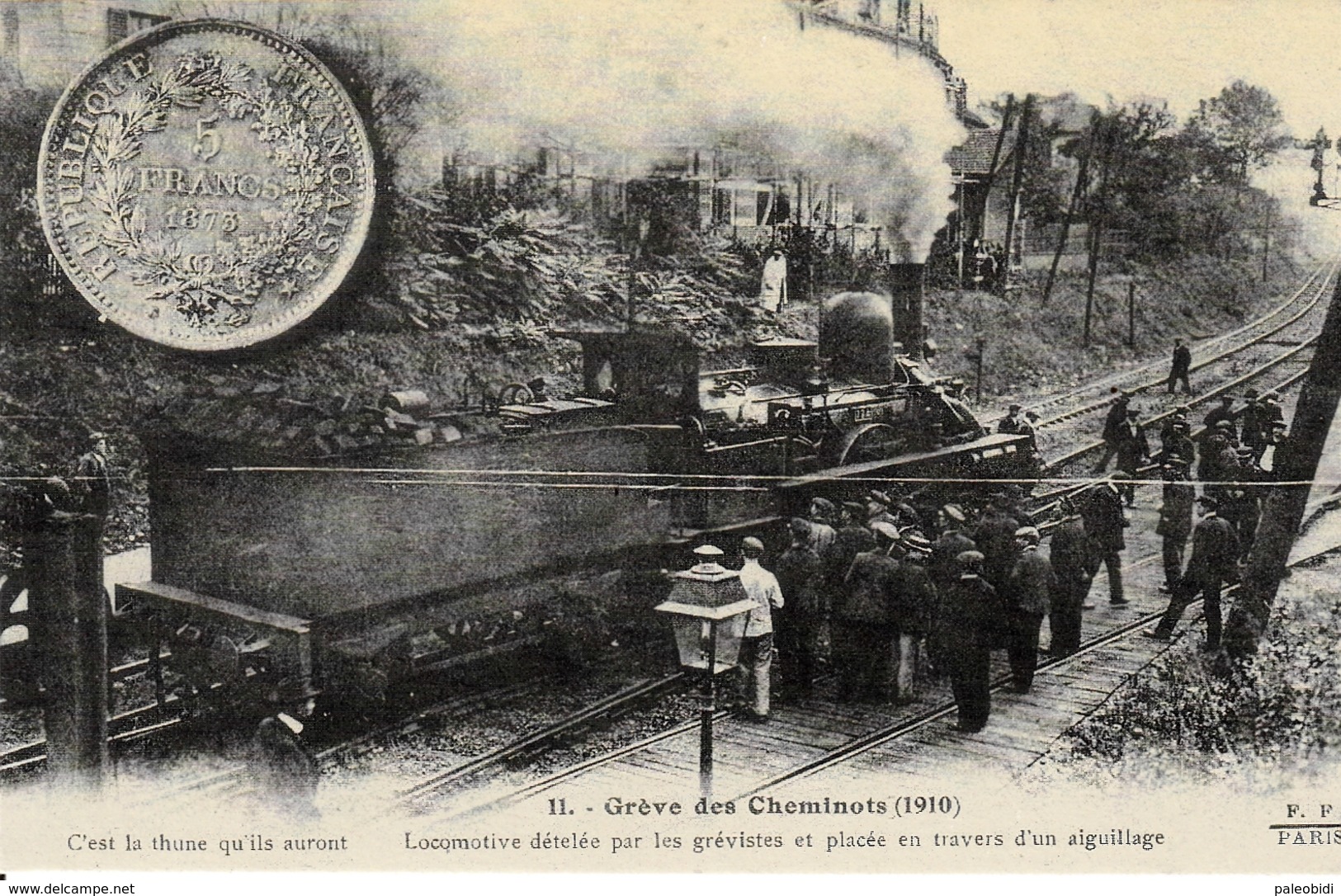 Edition "Cartes D'Autrefois" - Thème: Evènements Et Curiosités - Grève De Cheminots 1910 - Strikes