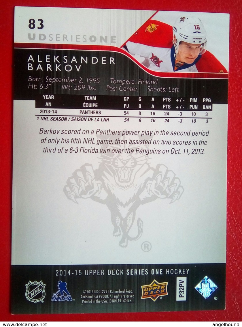 Aleksander Barkov   Signed Card - 2000-Heute