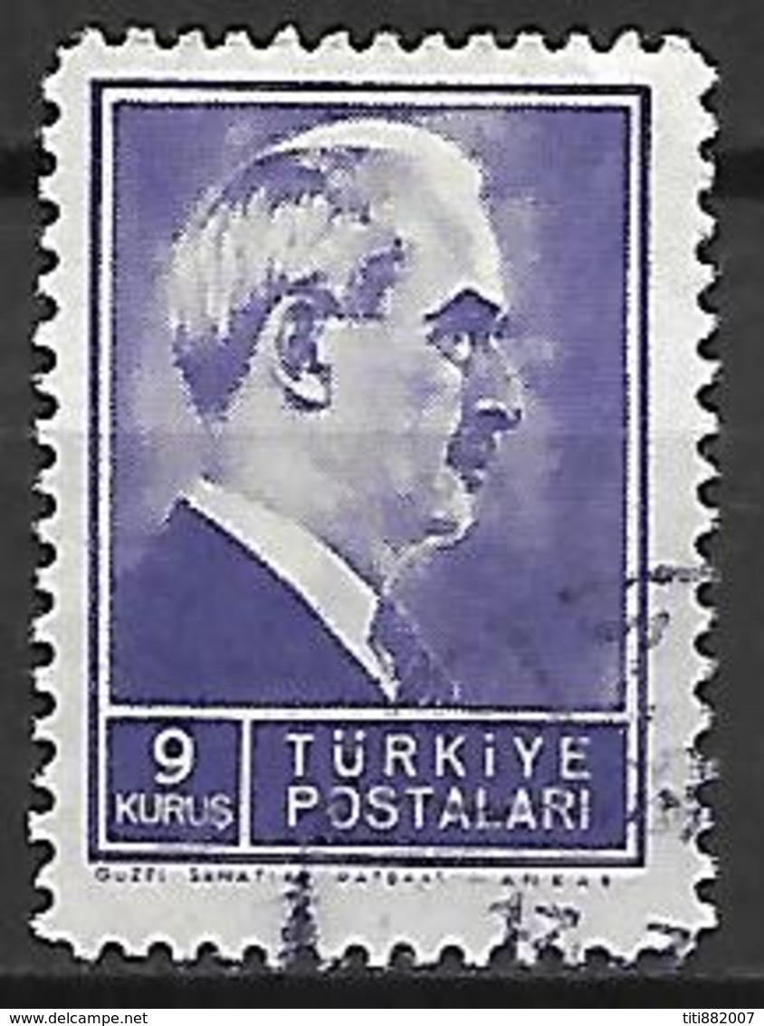 TURQUIE    -   1943.   Y&T N° 1003 Oblitéré. - Gebraucht