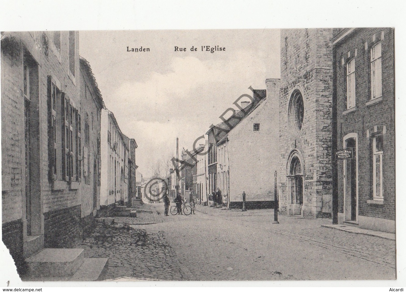 Postkaart/Carte Postale LANDEN Rue De L'Eglise  (C420) - Hoegaarden