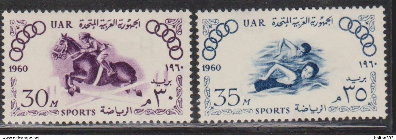 EGYPT Scott # 510-11 MNH - 1960 Olympic Games - Neufs