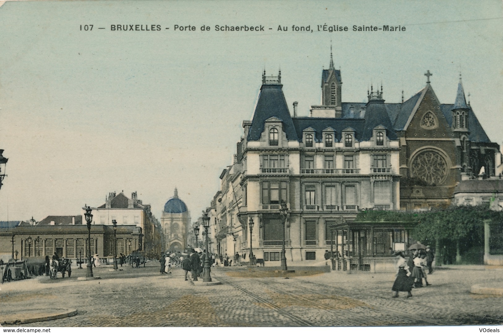 CPA - Belgique - Brussels - Bruxelles - Porte De Schaerbeek - St-Josse-ten-Noode - St-Joost-ten-Node