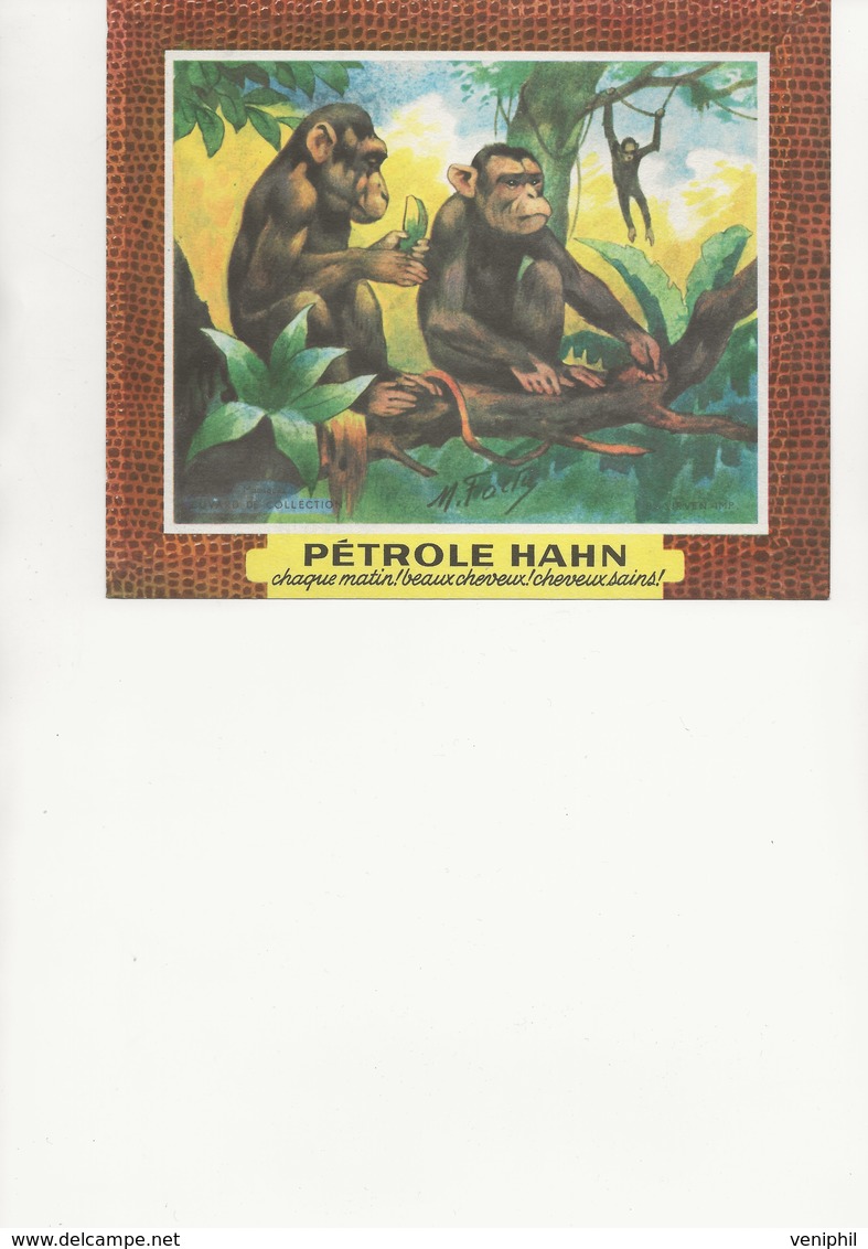 BUVARD - PUBLICITE PETROLE HAHN - Animals