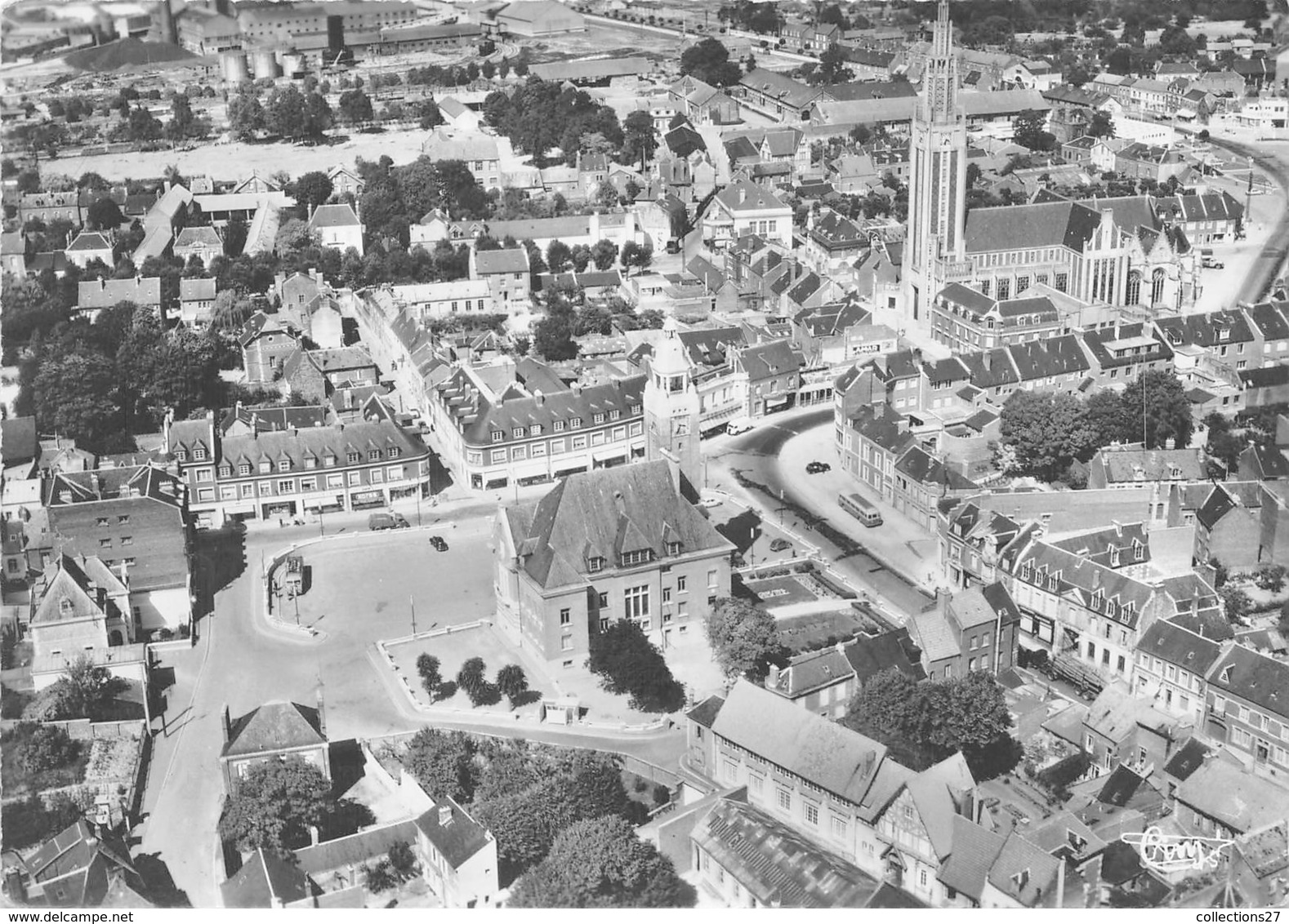 80-ROYE- VUE GENERALE AERIENNE - Roye