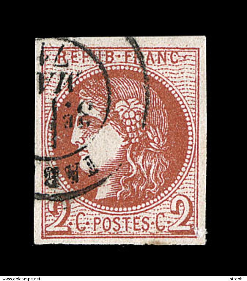 O EMISSION DE BORDEAUX - O - N°40Ba - 2c Rouge Brique - TB - 1870 Emission De Bordeaux