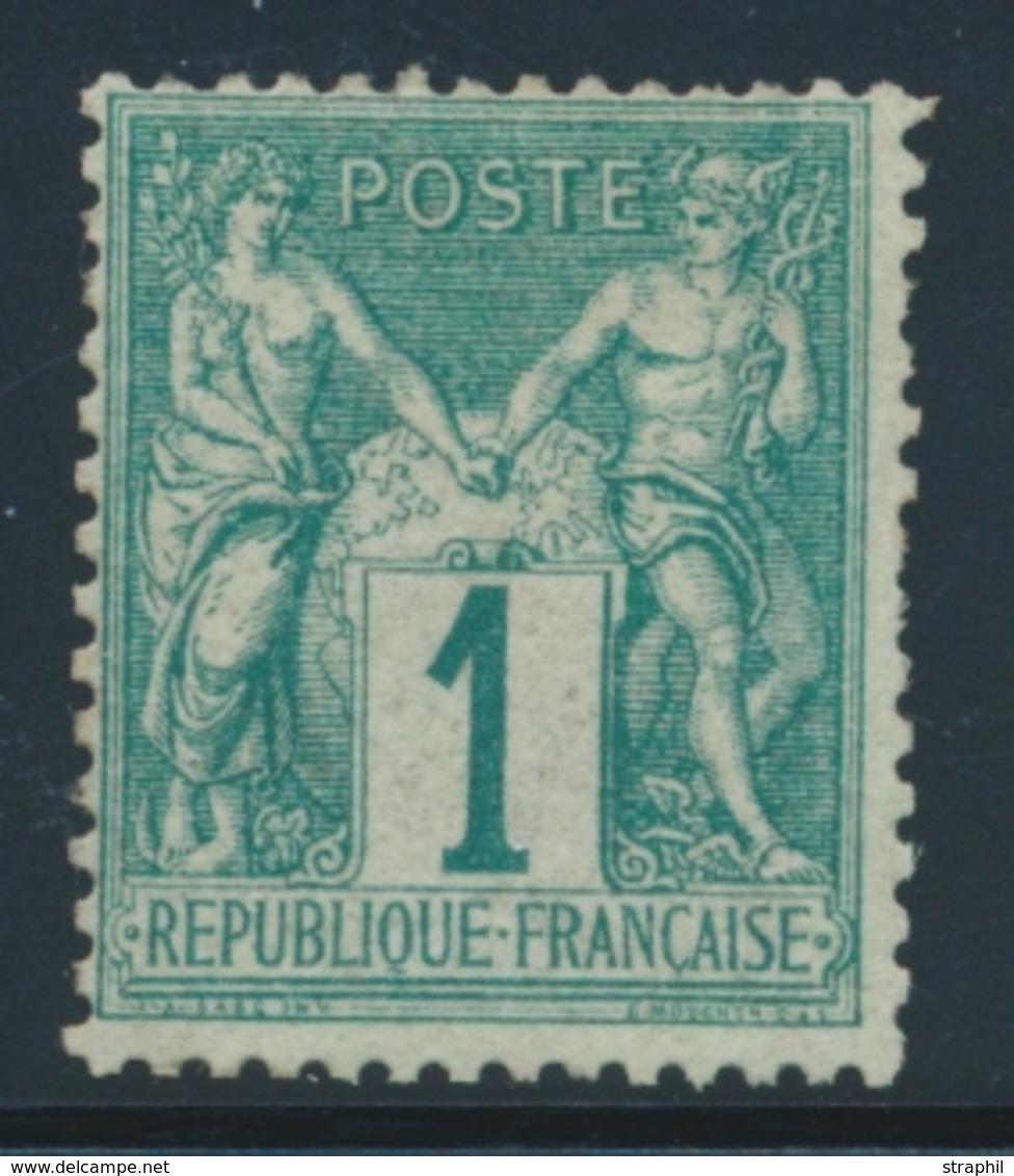 (**) TYPE SAGE - (**) - N°61 - 1c Vert - TB - 1876-1878 Sage (Type I)