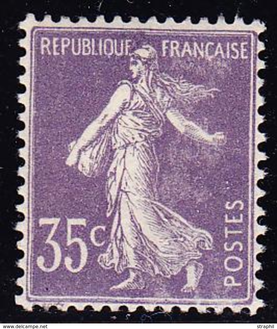 ** TYPE SEMEUSE CAMEE - ** - N°136 - 35c Violet - TB - 1906-38 Semeuse Camée