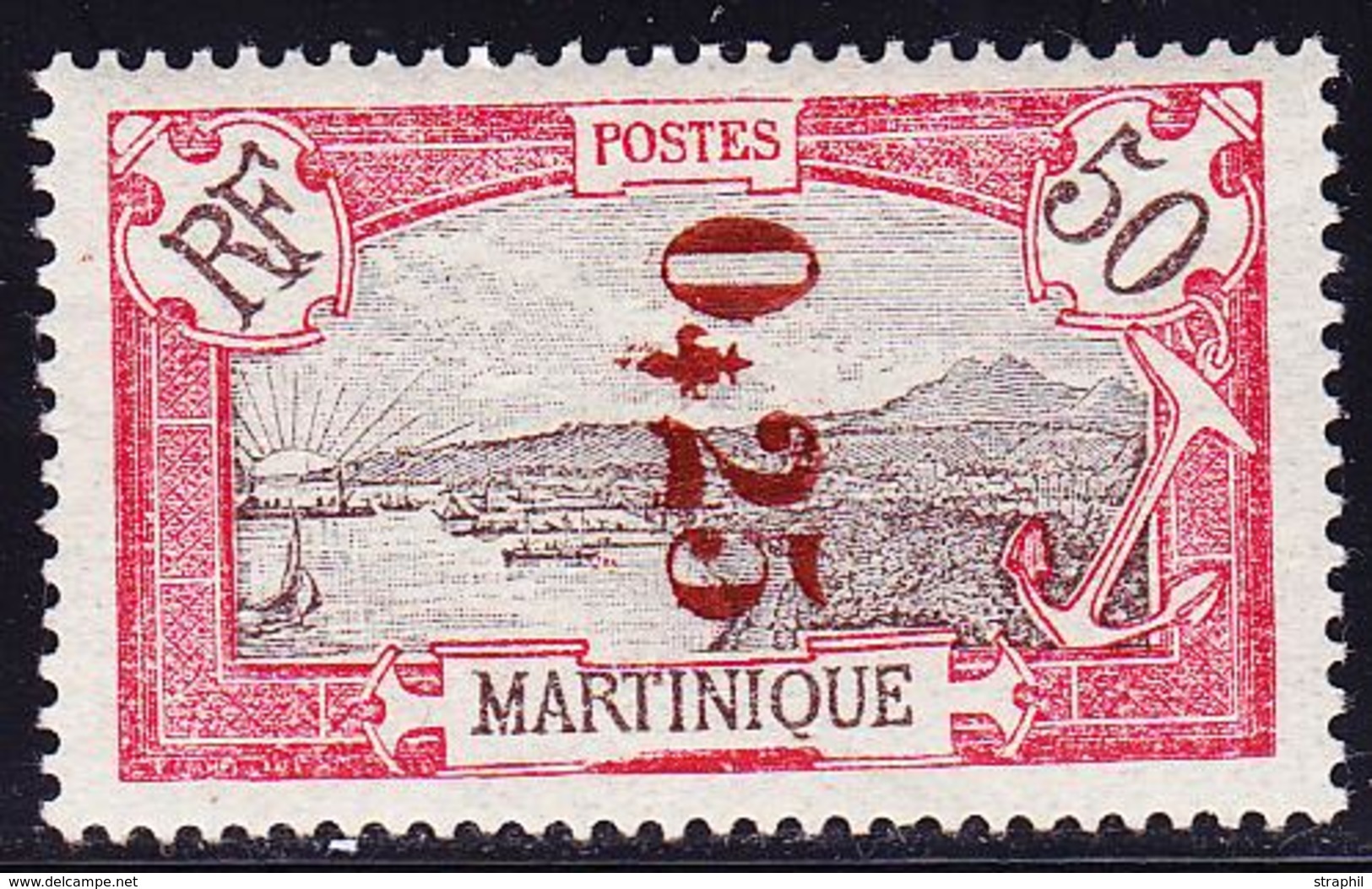 ** MARTINIQUE - TIMBRES POSTE - ** - N°109 - 0,25 S/50c - Signé - TB - Autres & Non Classés