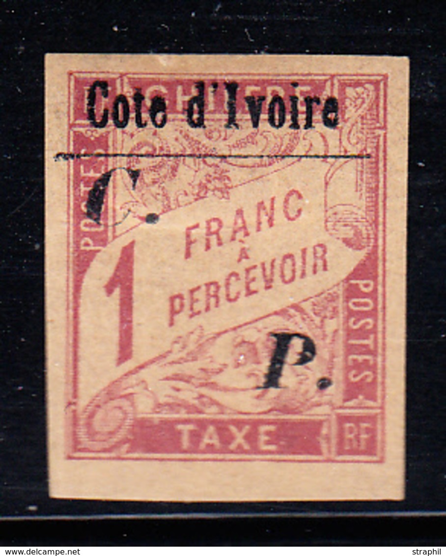 */O COTE D'IVOIRE - COLIS POSTAUX - */O - N°18/19 -N°18 Cdf (*) - TB - Autres & Non Classés