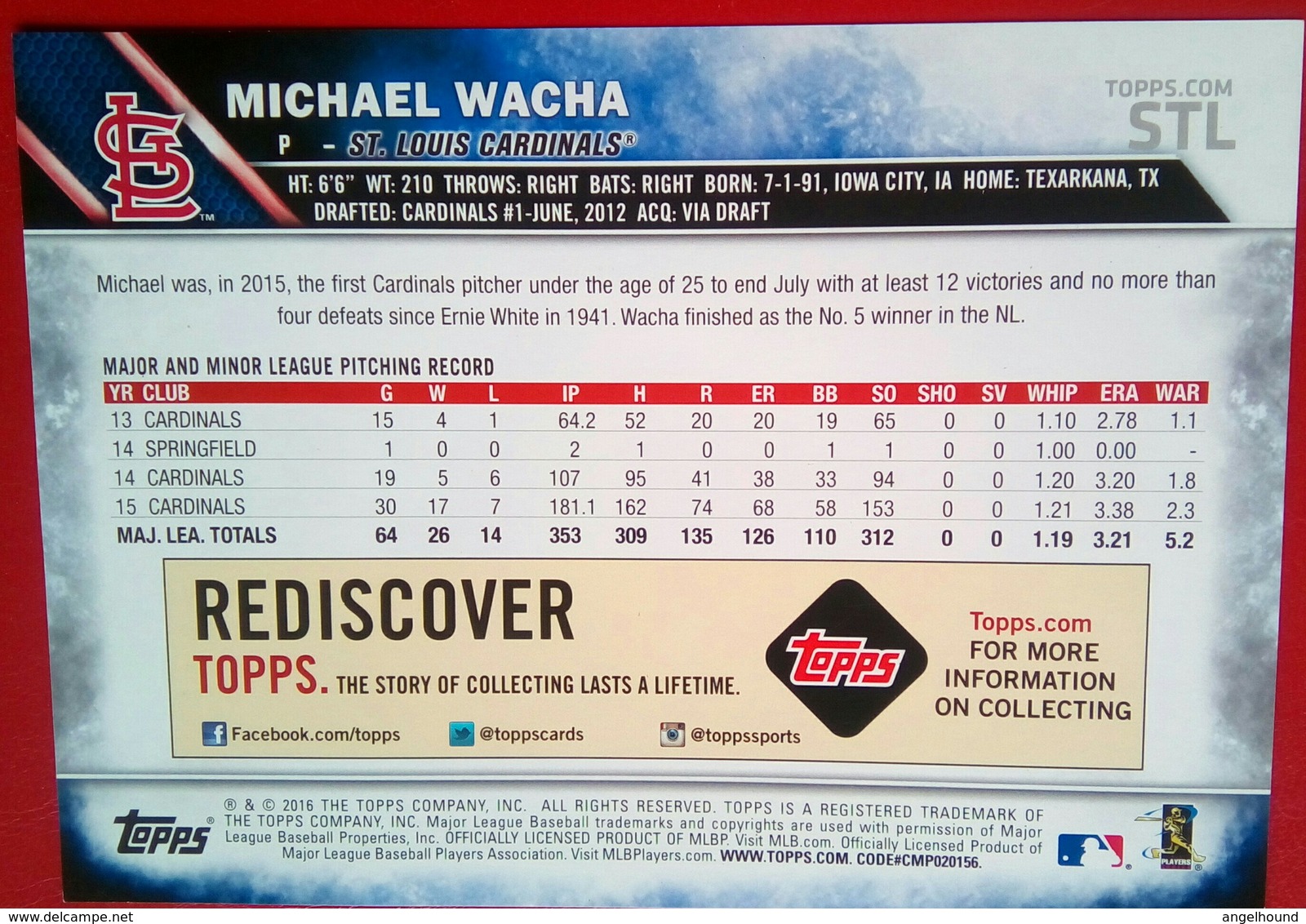 Cardinals  Michael Wacha - 2000-Heute