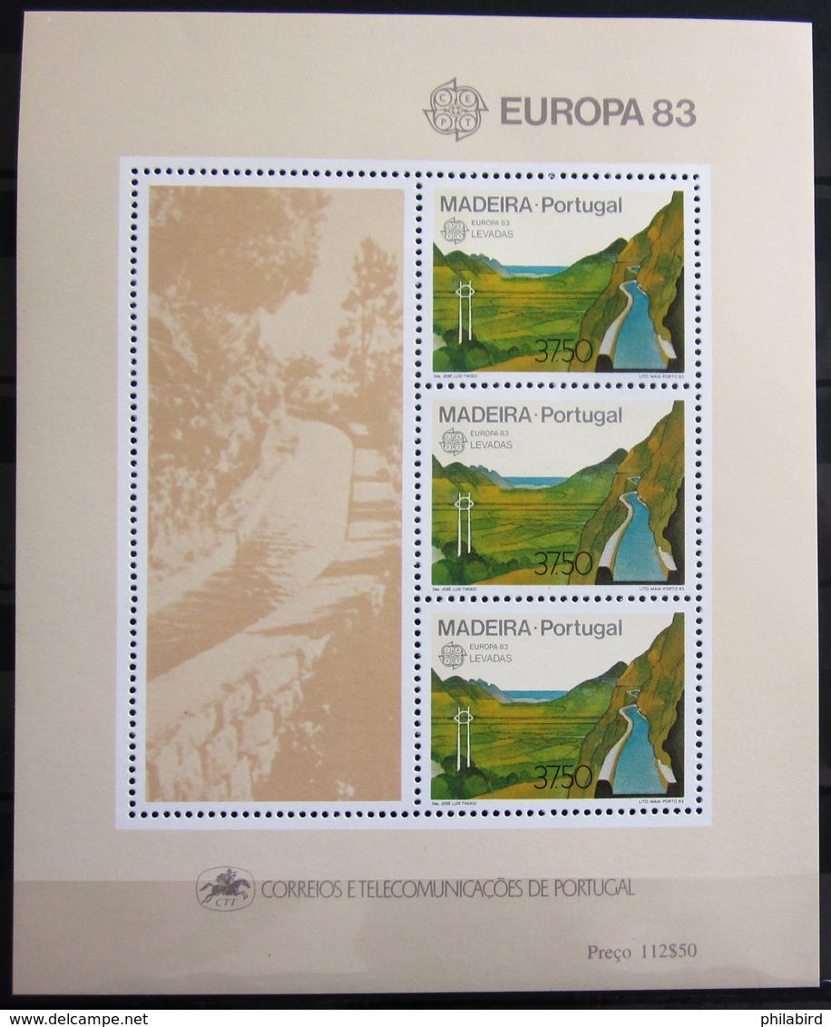 EUROPA            Année 1983         MADEIRE          N° 89 + B.F 4             NEUF** - 1983