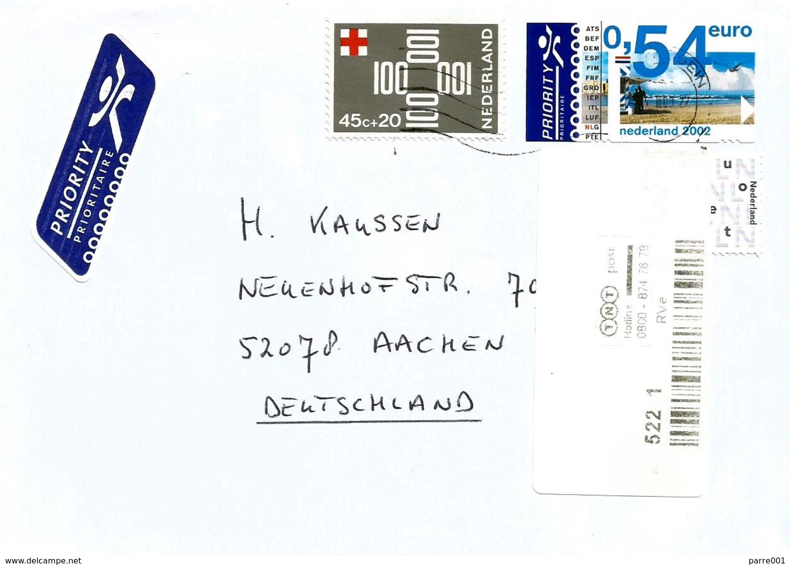 Nederland Netherlands 2009 Hierden Beach Meter TNT Post Cover - Máquinas Franqueo (EMA)