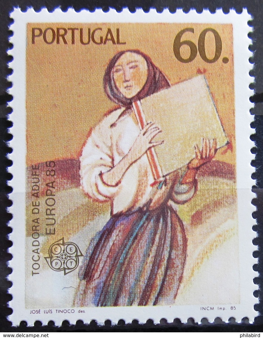 EUROPA            Année 1985         PORTUGAL           N° 1634 + B.F 48             NEUF** - 1985