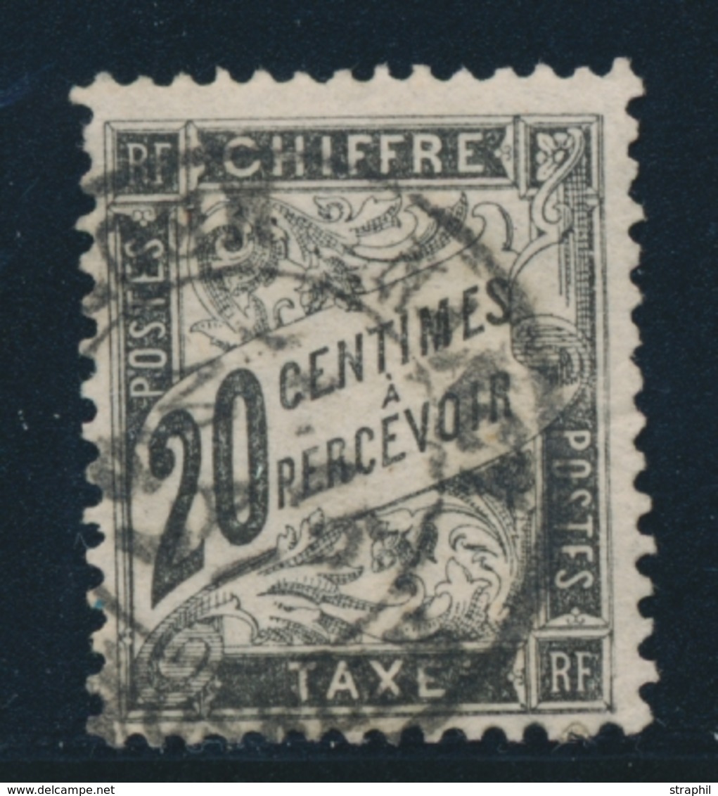 O TIMBRES TAXE - O - N°17 - 20c Noir - TB - 1859-1959.. Ungebraucht