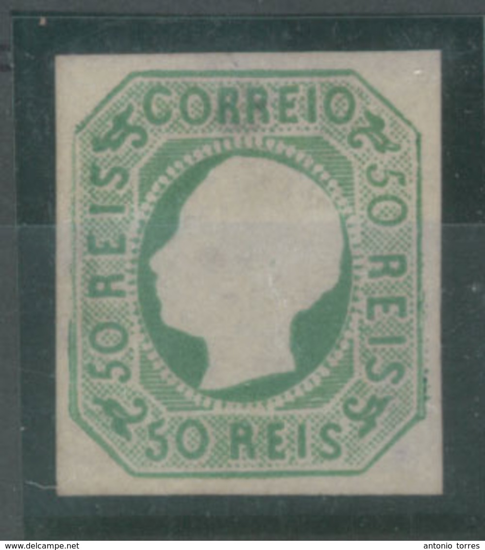 PORTUGAL. 17*. Yellow Green. Complete Margins (minor Thin). Scarce. - Other & Unclassified