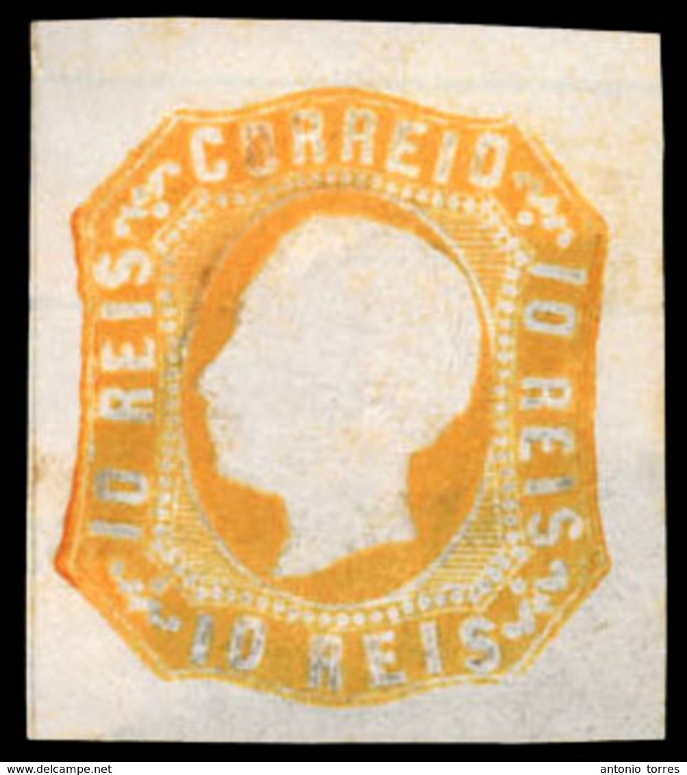 PORTUGAL. 15*. Light Orange Yellow. Large Margins, Gum Remains. V. Fine. - Other & Unclassified