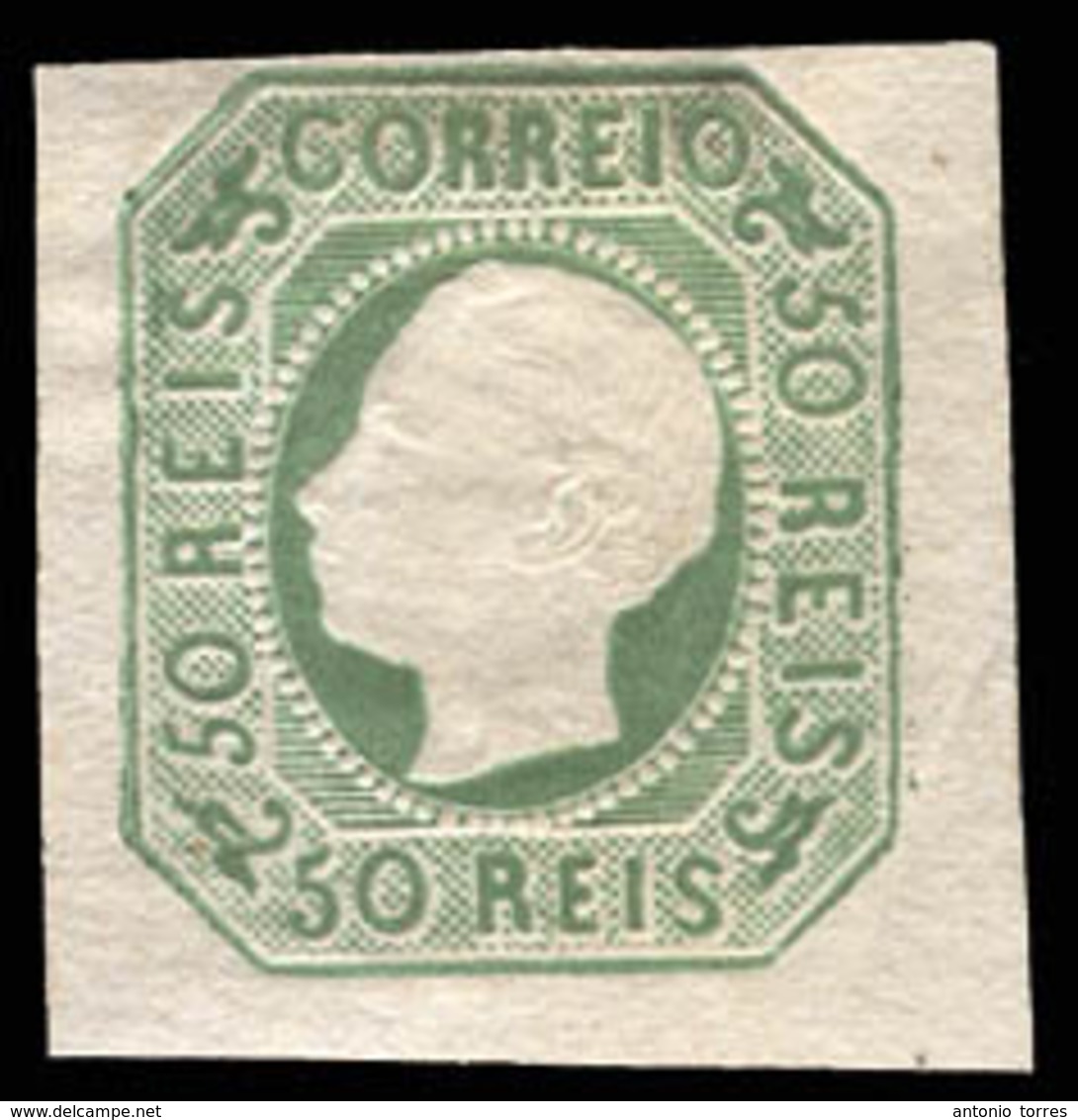 PORTUGAL. 50rs Yellow Green. Full Original Gum. Complete To Large Margins. Excellent Copy. Af '01 187,000 Esc. Af. 17. M - Sonstige & Ohne Zuordnung