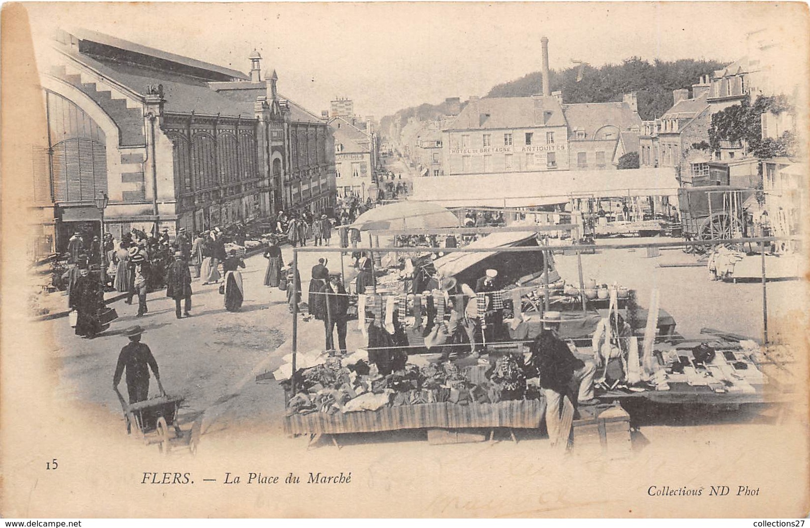 61-FLERS- LA PLACE DU MARCHE - Flers