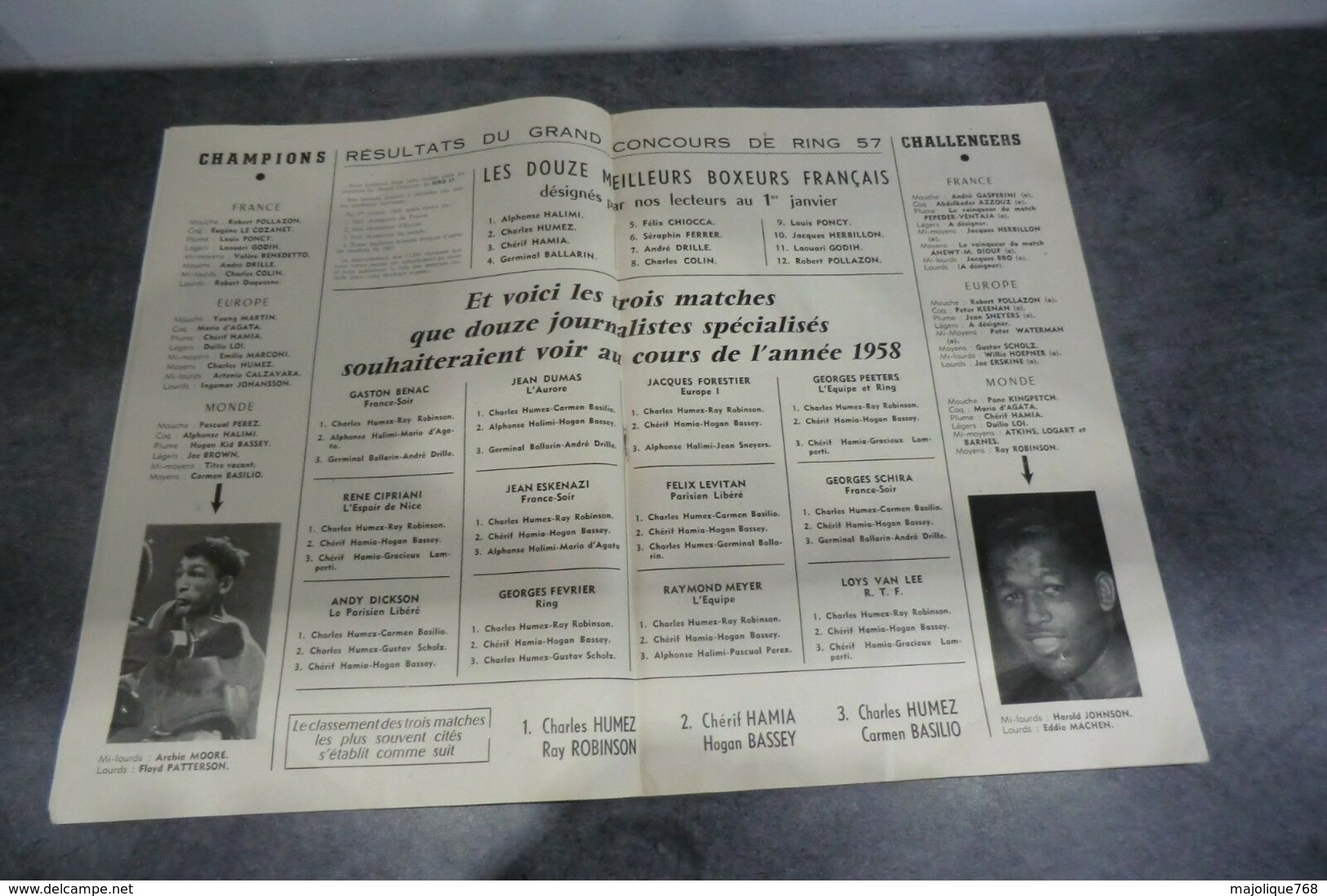 L'officiel International Du RING Février 1958 N°109 - 10° Année - - Livres